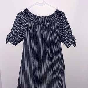 Off the shoulder dress